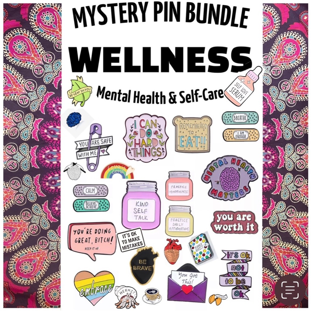 1 LEFT‼️ Surreal Lemonade Brain Enamel Pin Neuroscience Psych Chill Relax Badge - Picture 8 of 8